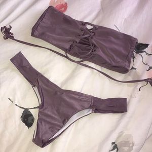 Purple bikini